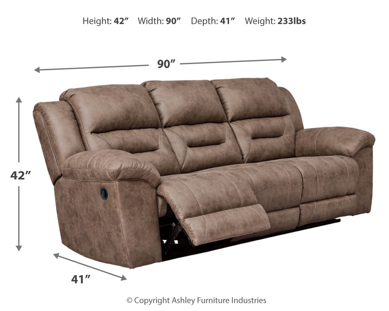 Stoneland - Reclining Sofa - Urban Living Furniture (Los Angeles, CA)