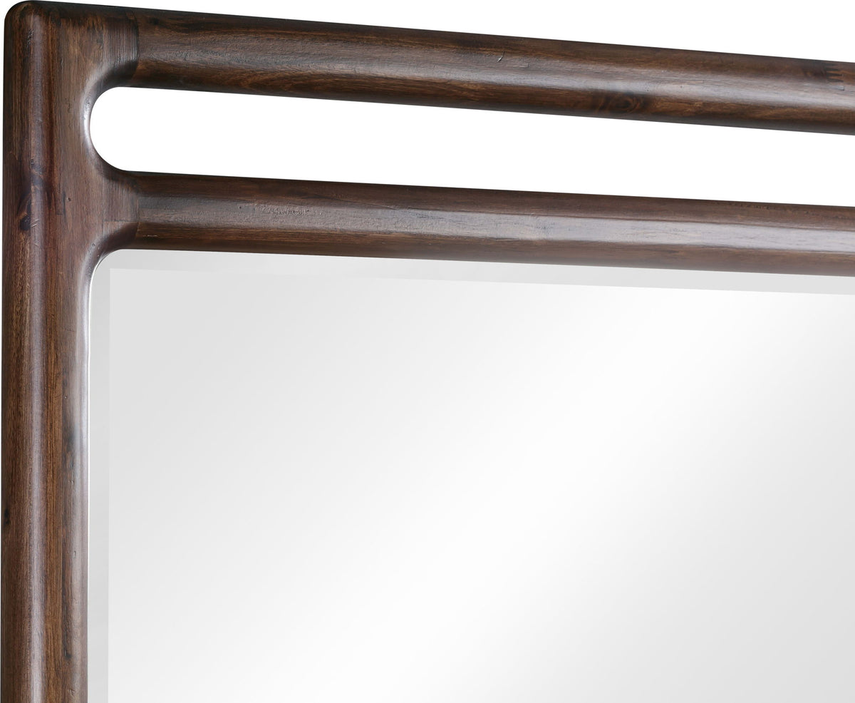 Sol - Beveled Glass Wall Or Dresser Mirror - Brown Spice