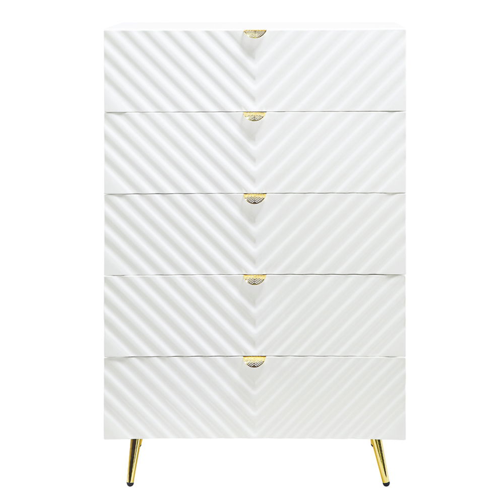 Gaines - Chest - White High Gloss - Urban Living Furniture (Los Angeles, CA)