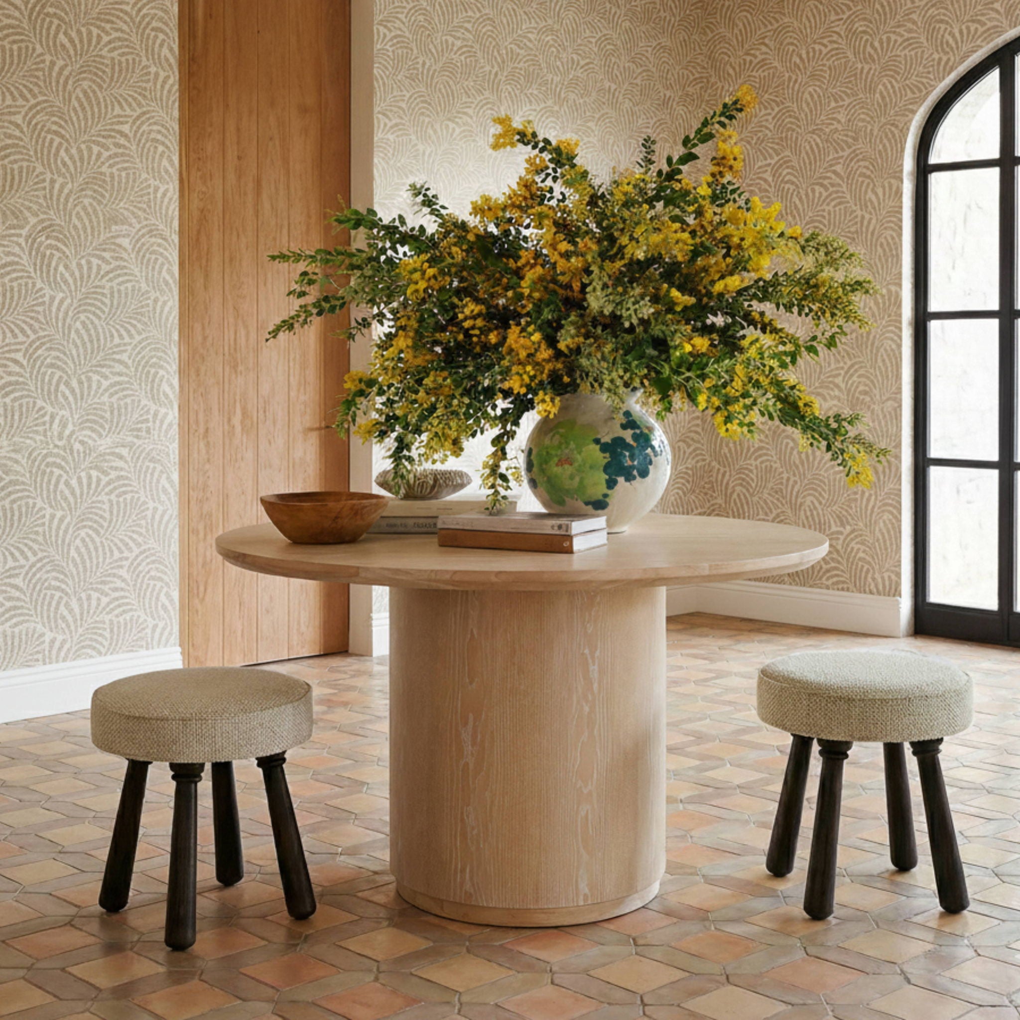 Pookie - Boucle Stool - Urban Living Furniture (Los Angeles, CA)