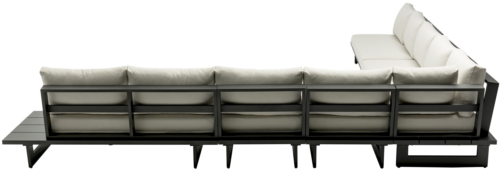 Maldives - 7 Piece Water Resistant Outdoor Patio Modular Sectional With Gray Base - Urban Living Furniture (Los Angeles, CA)