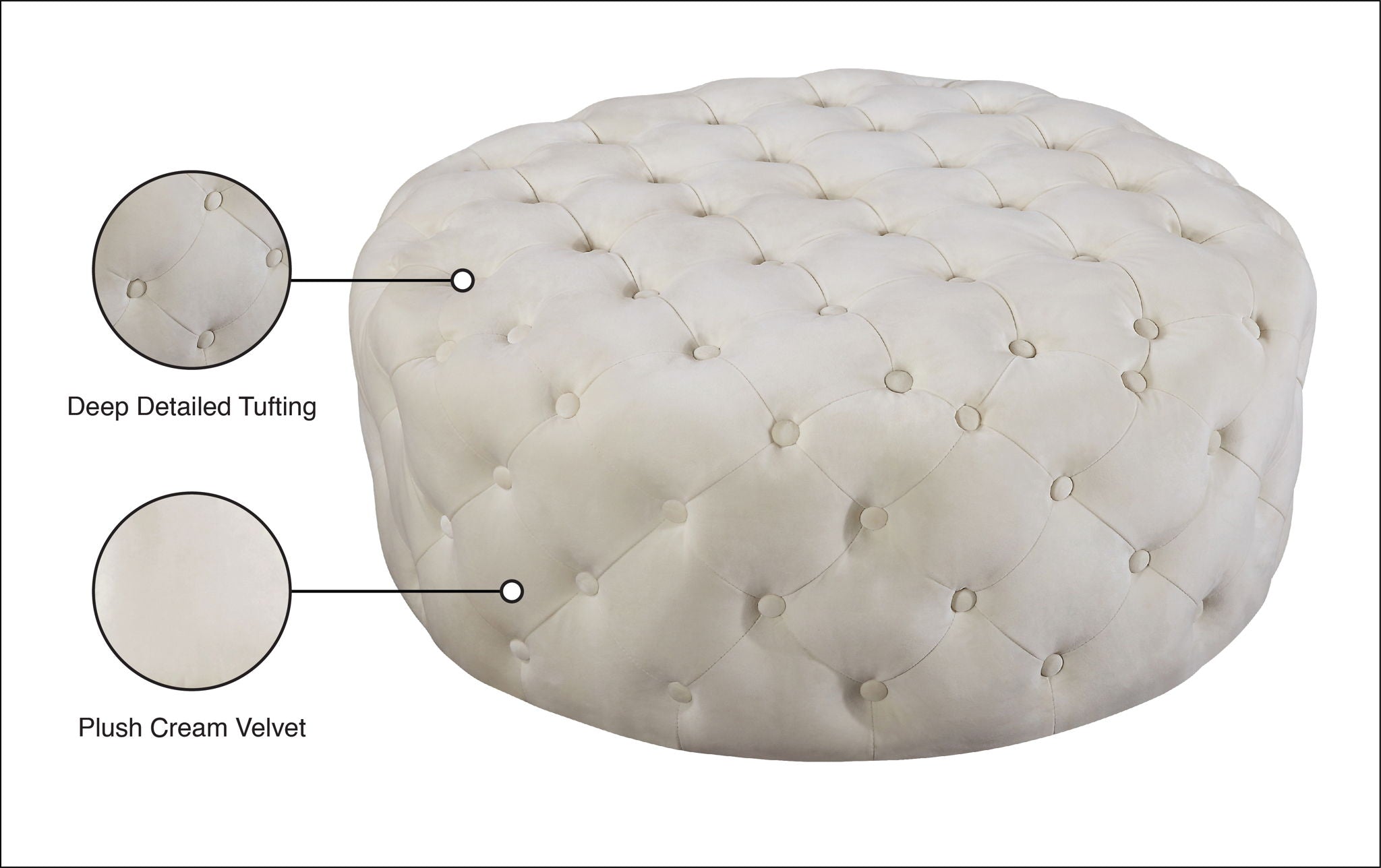 Addison - Bench Ottoman - Urban Living Furniture (Los Angeles, CA)