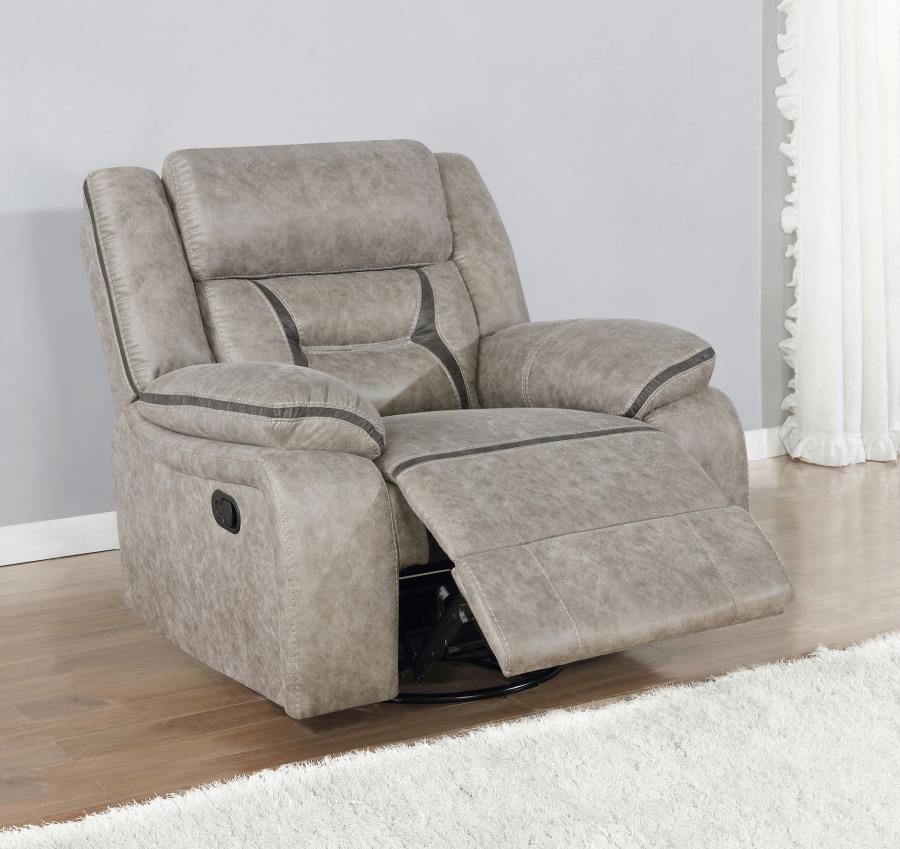 Greer - Upholstered Swivel Glider Recliner Chair - Urban Living Furniture (Los Angeles, CA)