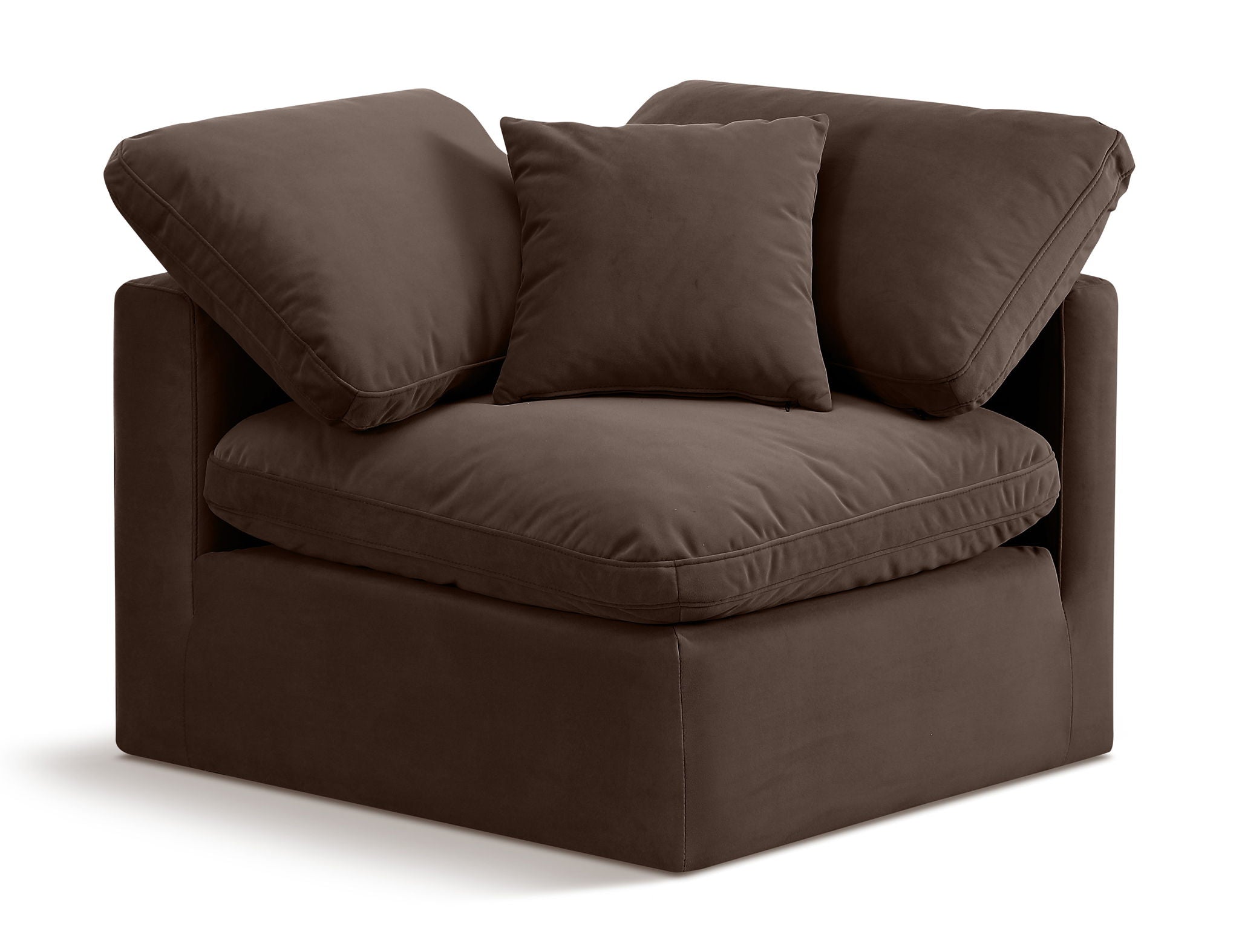 Indulge - Velvet Corner Chair - Urban Living Furniture (Los Angeles, CA)