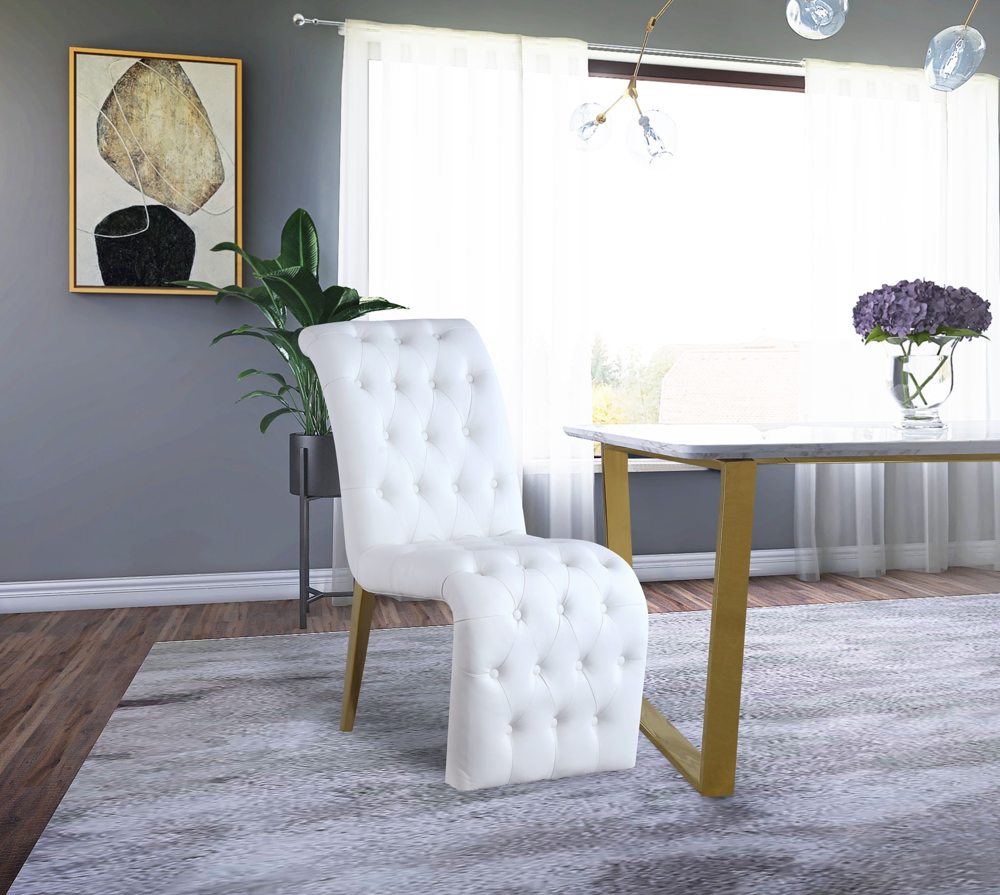 Curve - Dining Chair (Set of 2) - Urban Living Furniture (Los Angeles, CA)