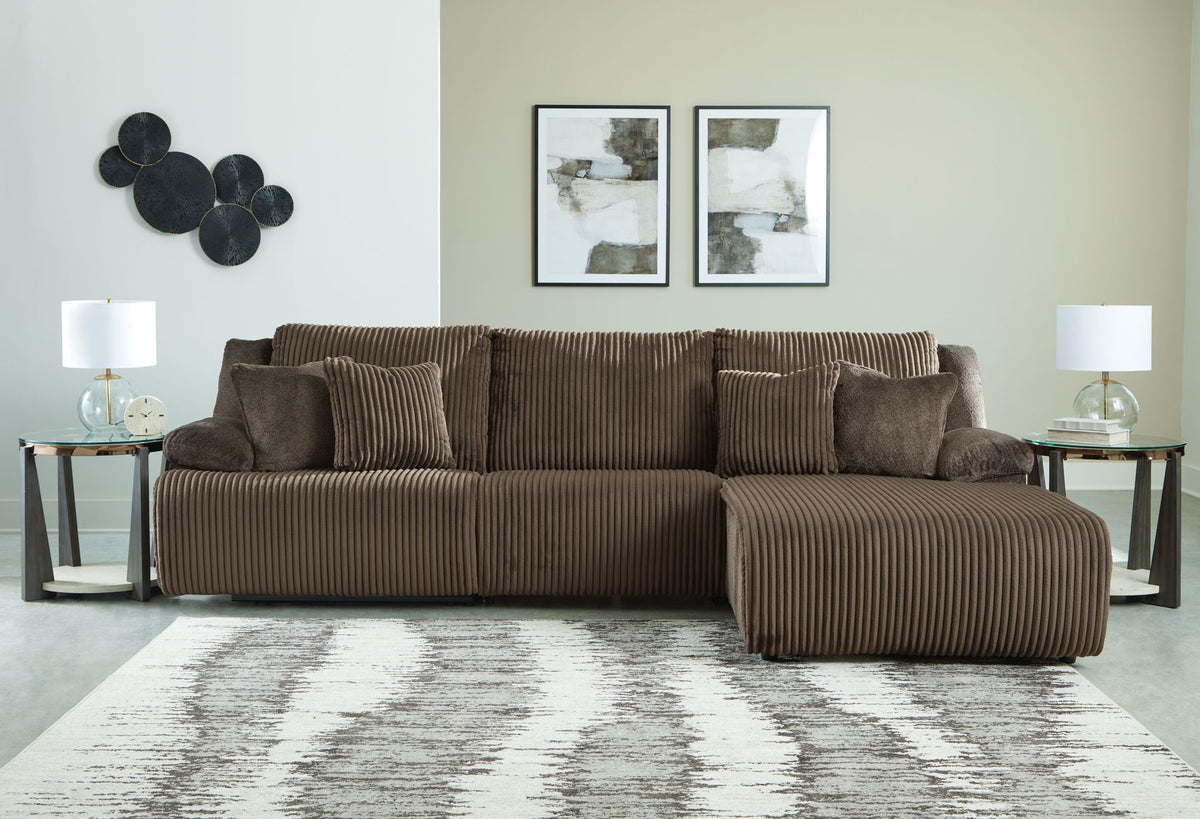 Top Tier - 3 Piece Reclining Sectional