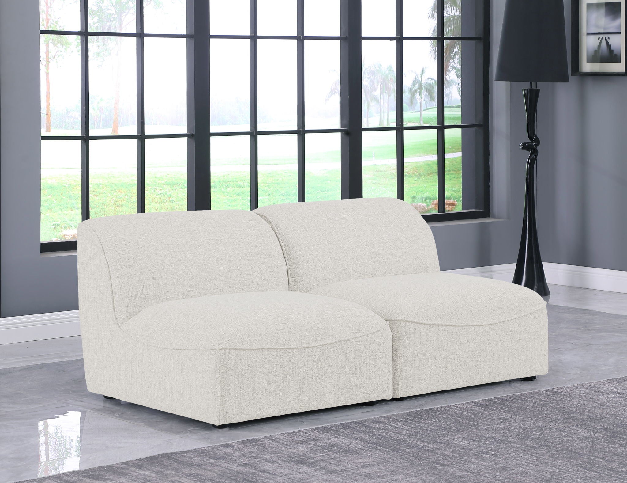 Miramar - 2 Seat Armless Modular Sofa - Urban Living Furniture (Los Angeles, CA)