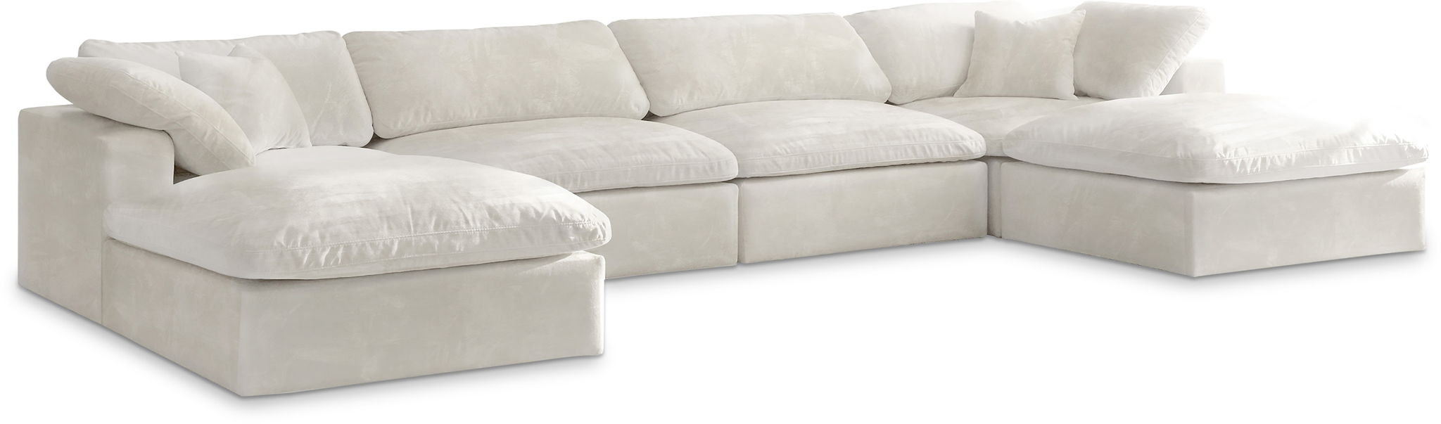 Cozy - 6 Piece Modular Double Chaise Sectional - Urban Living Furniture (Los Angeles, CA)