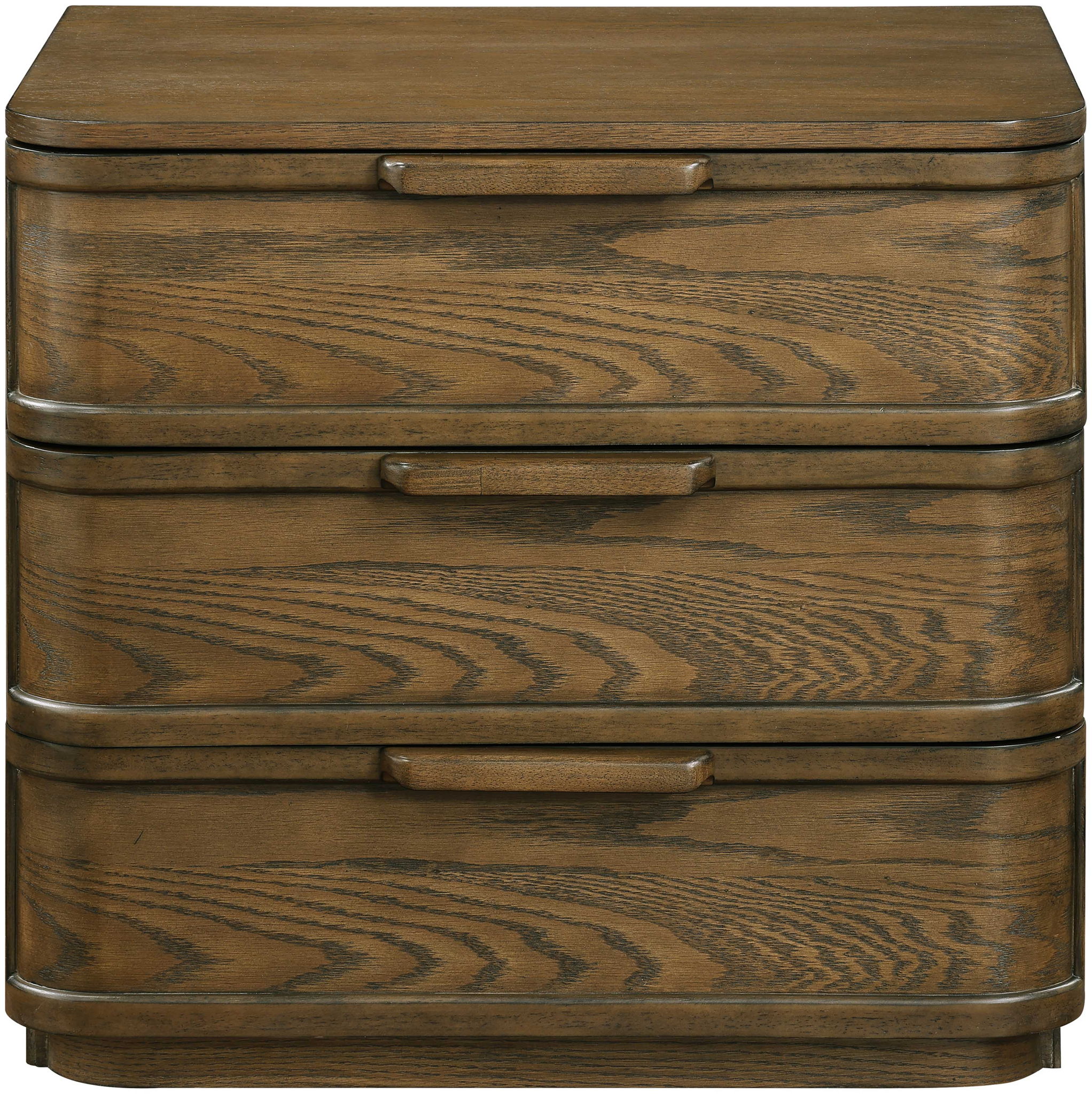 Tiberio - Oak Veneer And Solid Wood Nightstand - Urban Living Furniture (Los Angeles, CA)