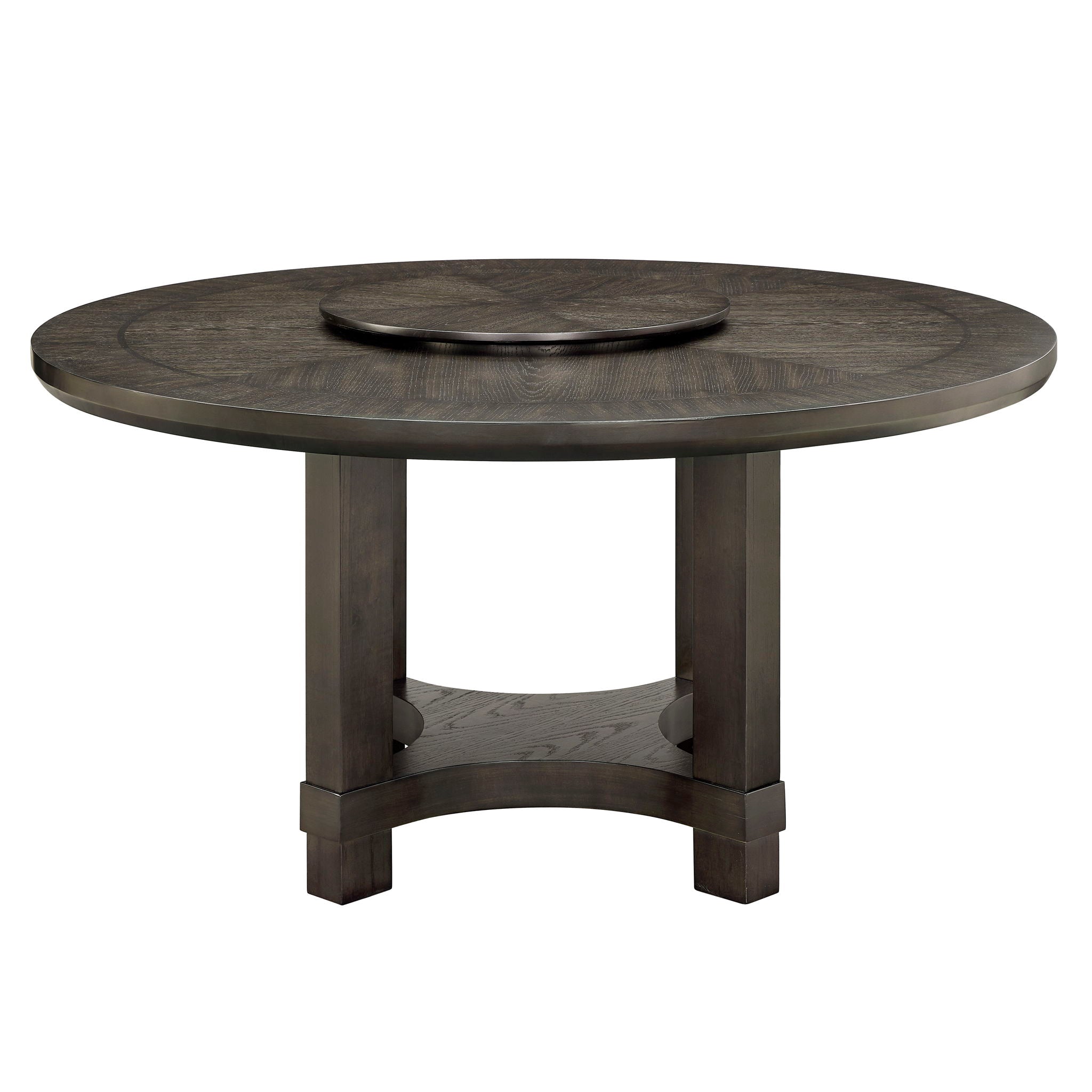 Jeffries - Round Table With Lazy Susan - Espresso - Urban Living Furniture (Los Angeles, CA)