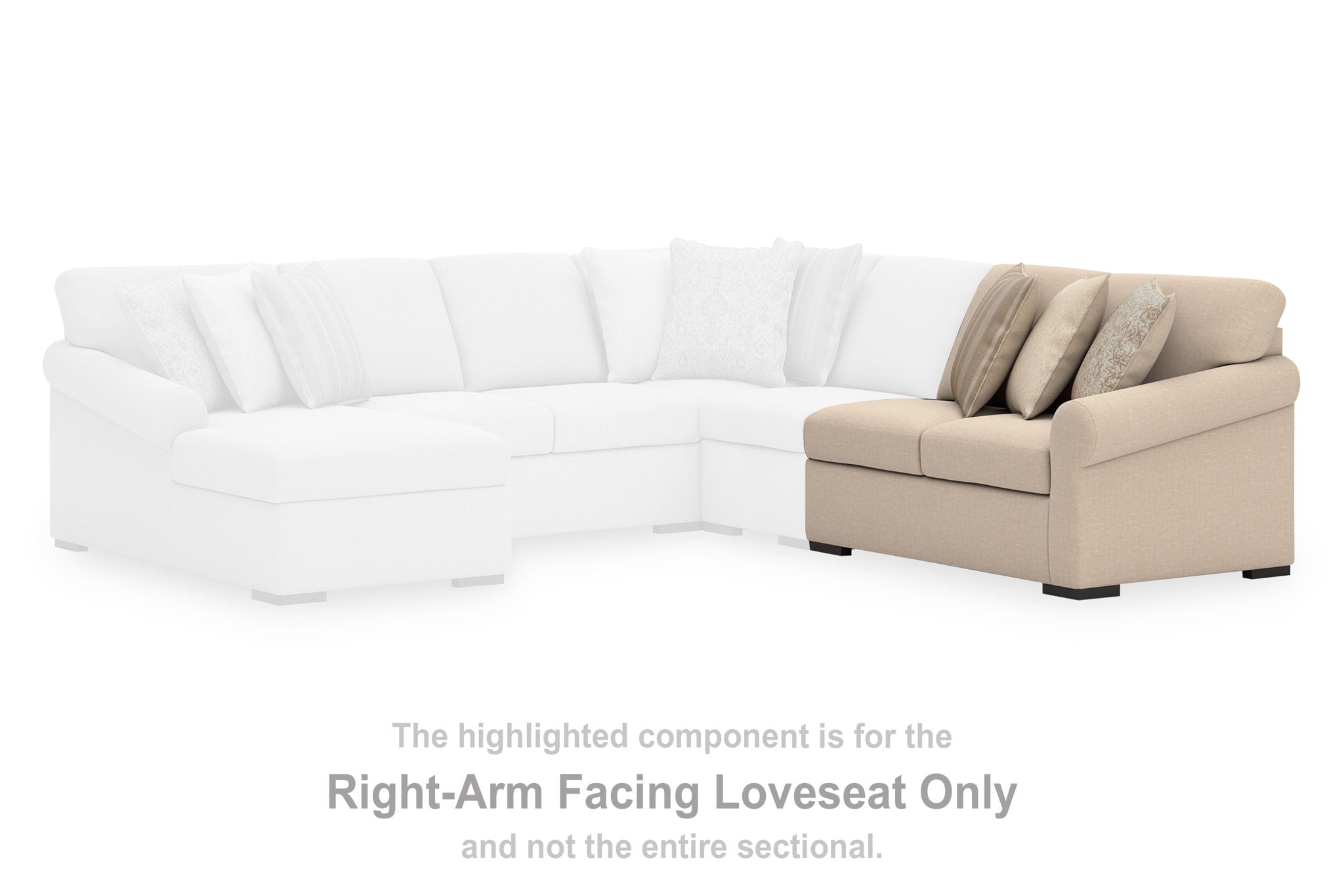 LadyMae - RAF Loveseat - Twill - Urban Living Furniture (Los Angeles, CA)