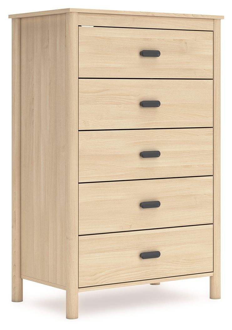 Cabinella - Tan - Five Drawer Chest - Urban Living Furniture (Los Angeles, CA)