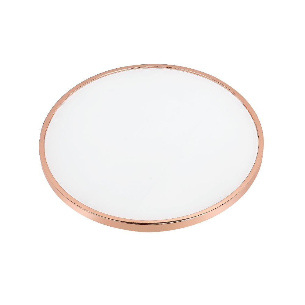 Alivia - Coffee Table - Frosted Glass & Rose Gold - Urban Living Furniture (Los Angeles, CA)
