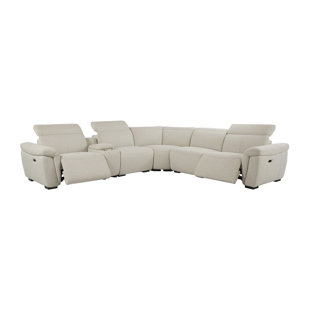 Dayana - Power Motion Sectional Sofa - Beige Boucle - Urban Living Furniture (Los Angeles, CA)