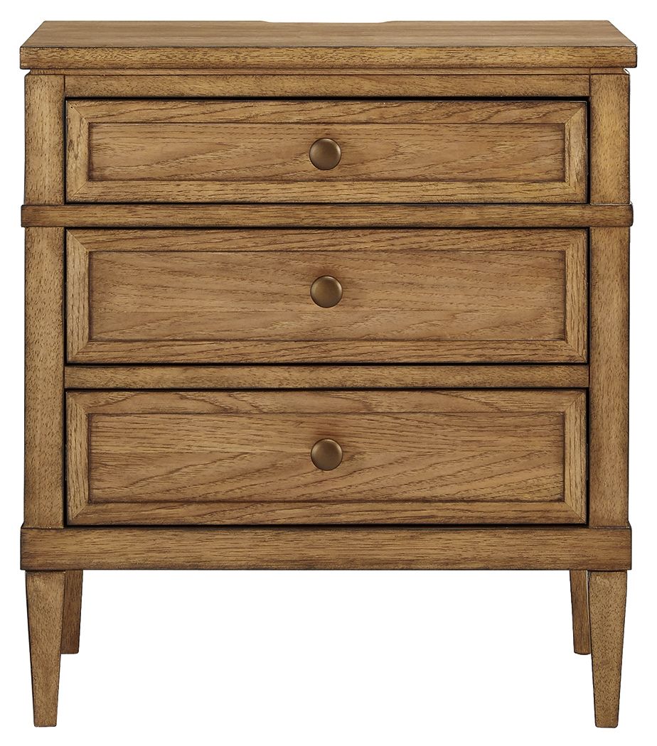 Sharlance - Brown - Three Drawer Night Stand - Urban Living Furniture (Los Angeles, CA)