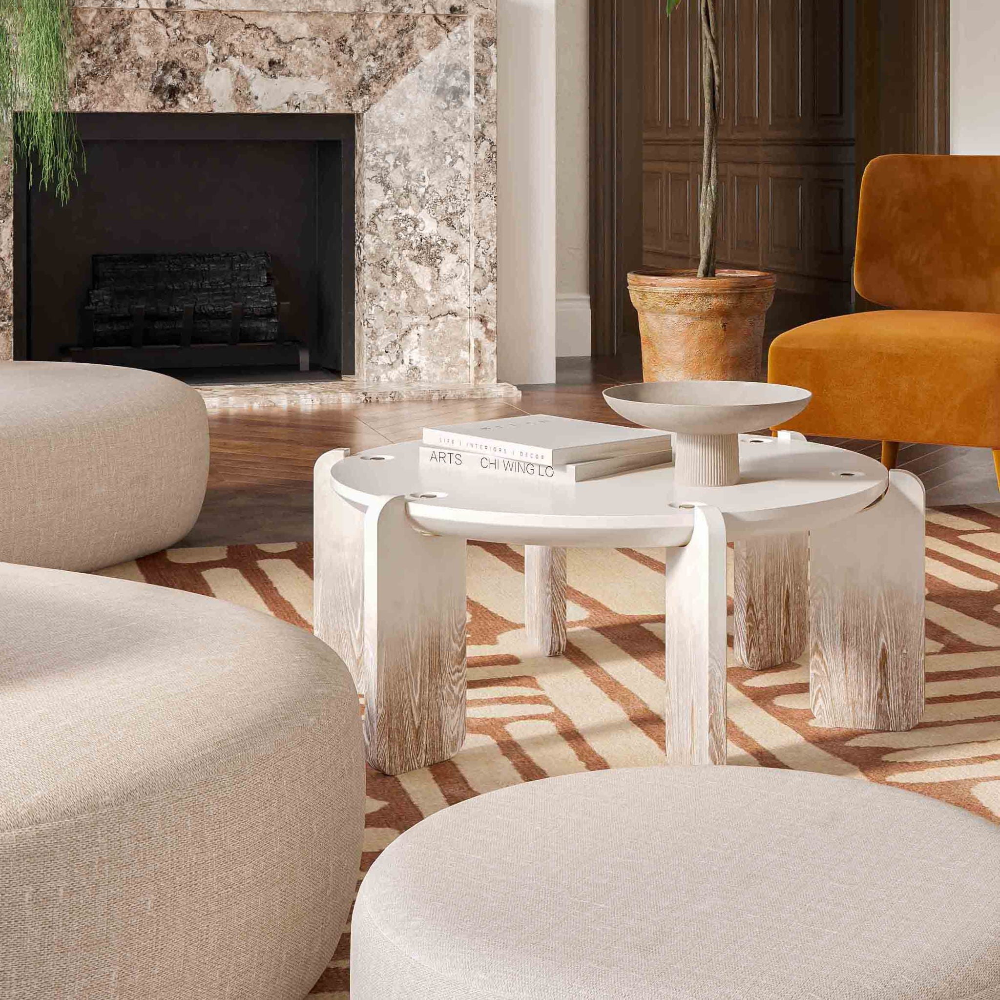 Gloria - Coffee Table - Cream - Urban Living Furniture (Los Angeles, CA)