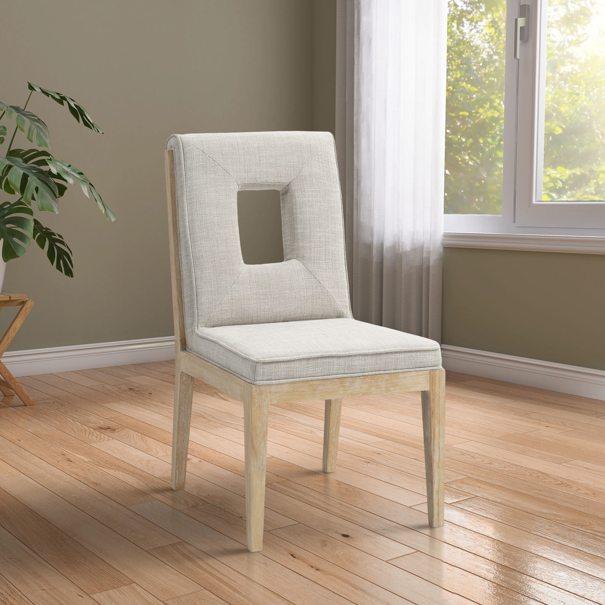 Gwendolyn - Dining Side Chair With Natural Frame (Set of 2) - Urban Living Furniture (Los Angeles, CA)