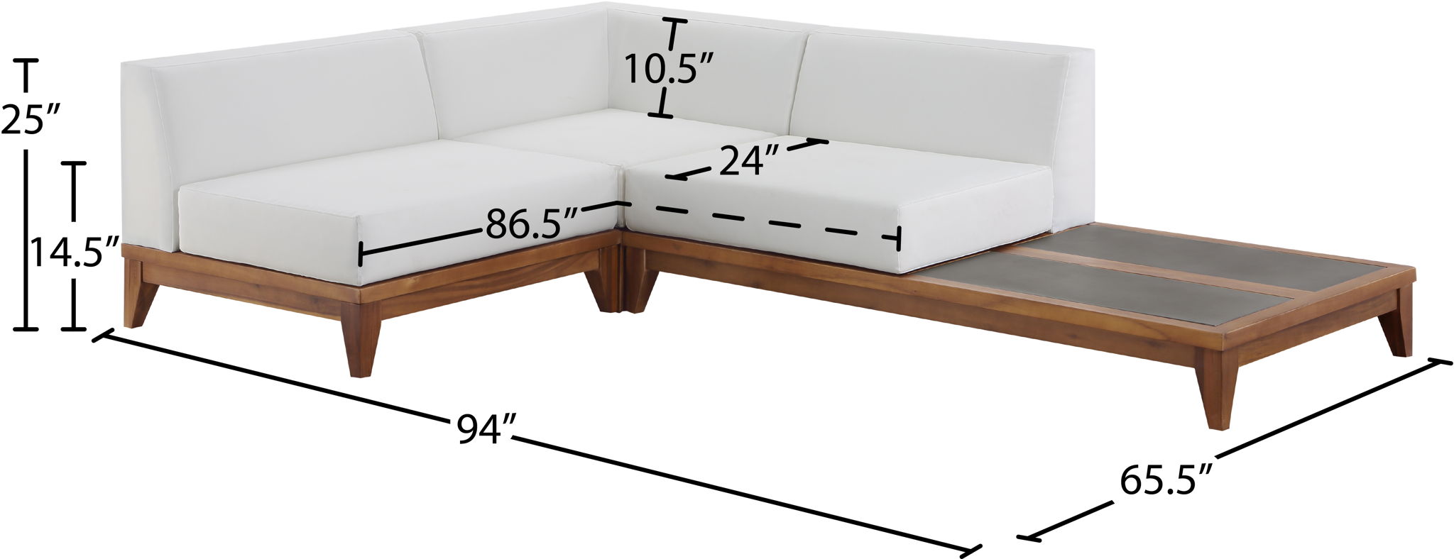 Rio - Modular Sectional - Urban Living Furniture (Los Angeles, CA)