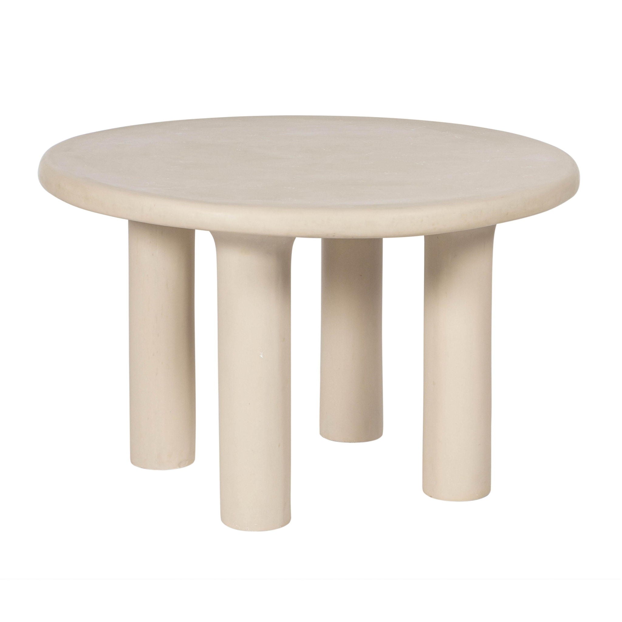 Barbara - 47" Indoor / Outdoor Round Dining Table - Cream - Urban Living Furniture (Los Angeles, CA)