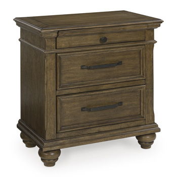 Karallin - Three Drawer Night Stand - Medium Brown - Urban Living Furniture (Los Angeles, CA)