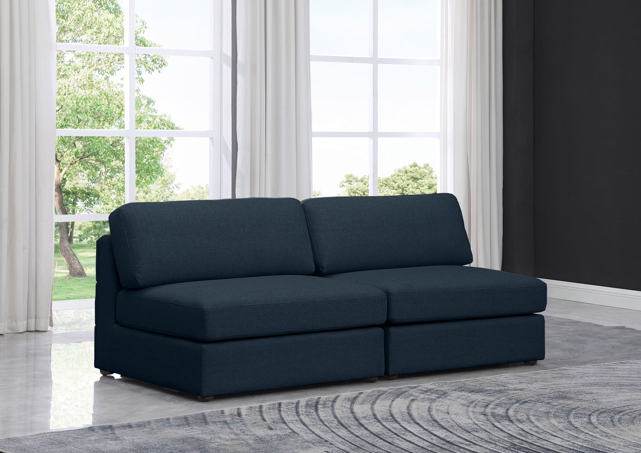 Beckham - Modular 2 Seat Armless Sofa - Urban Living Furniture (Los Angeles, CA)