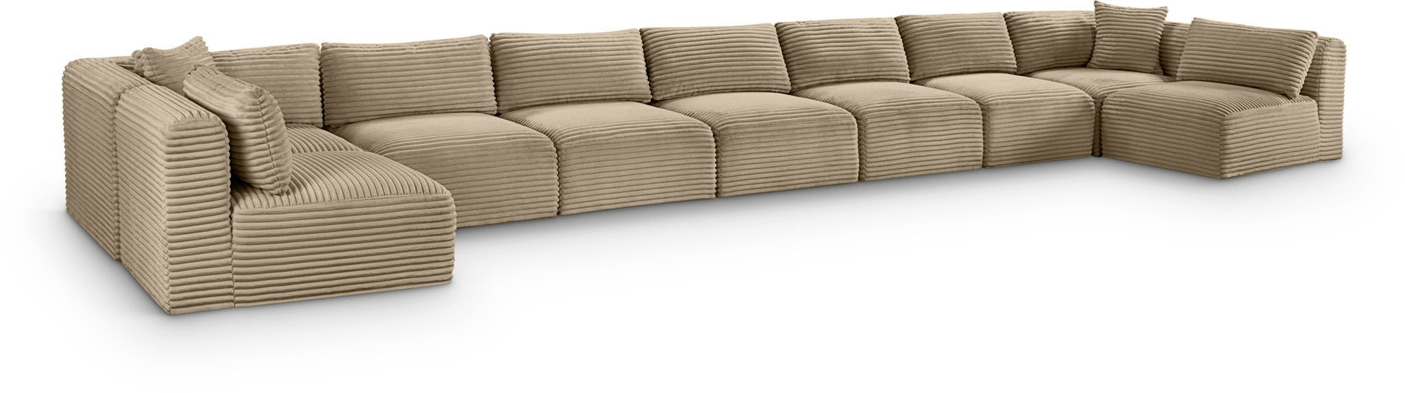 Shaggy - Fabric 9 Piece Modular Sectional - Urban Living Furniture (Los Angeles, CA)