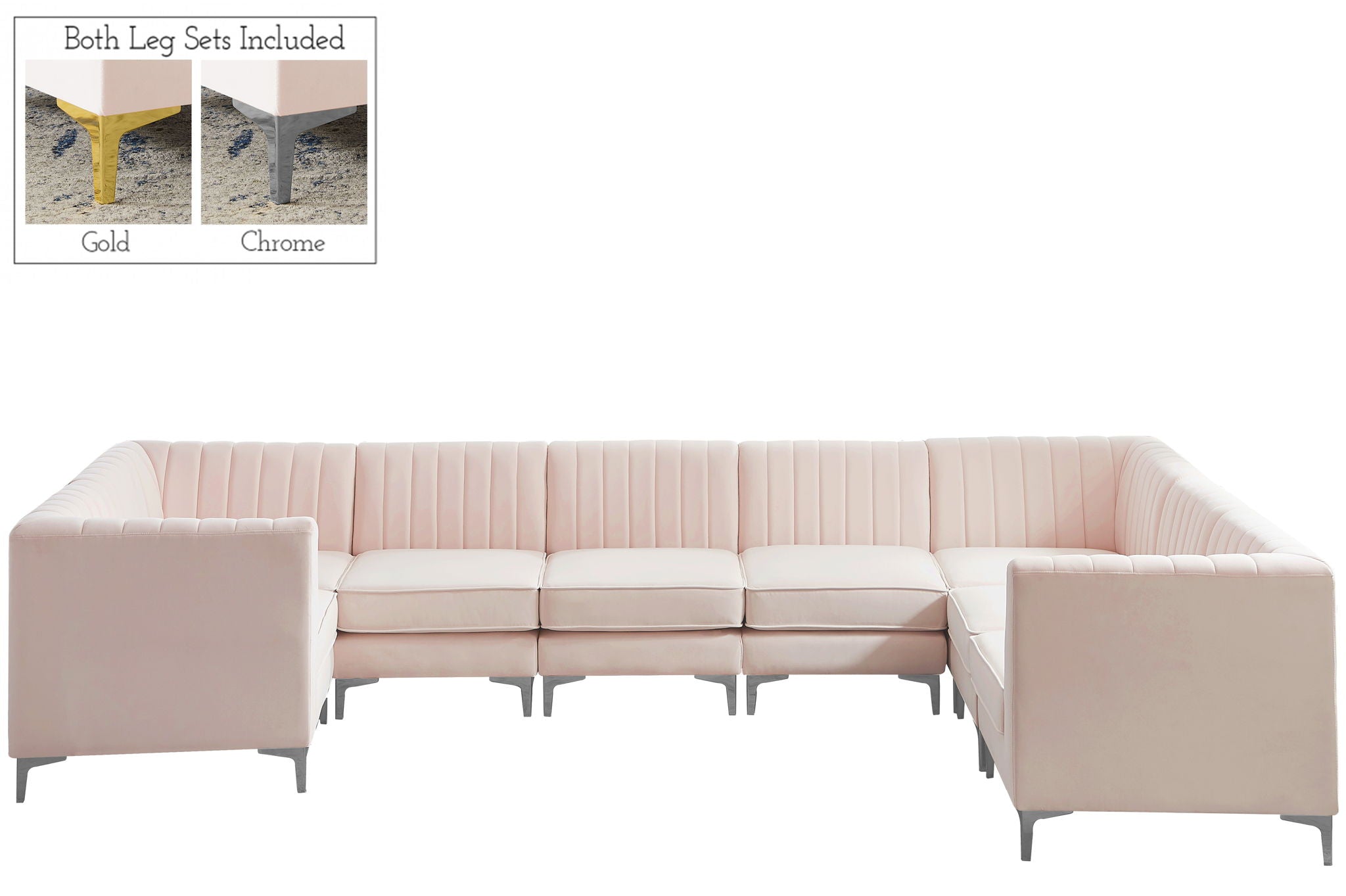 Alina - 8 Piece Modular U-Shaped Sectional - Urban Living Furniture (Los Angeles, CA)