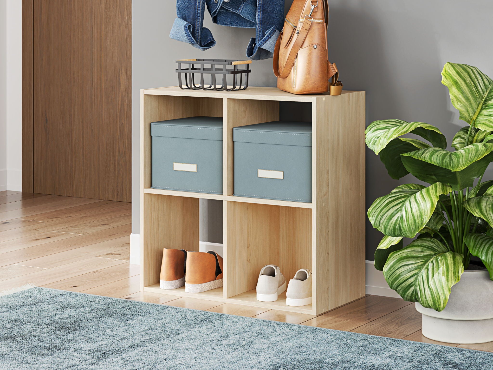 Piperton - Cube Organizer - Wood - Urban Living Furniture (Los Angeles, CA)