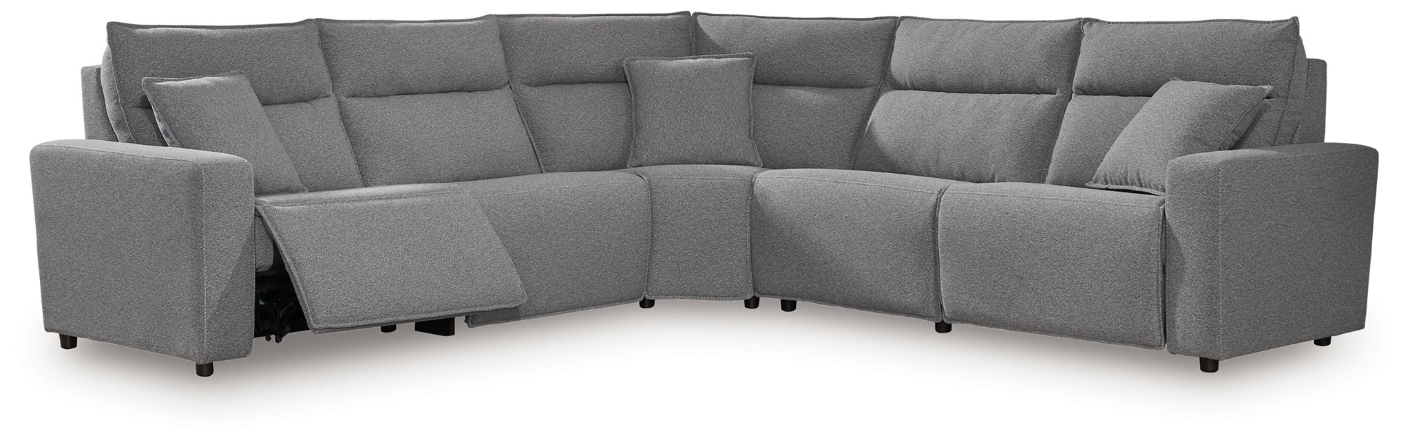 ModMax II - Salt And Pepper - Reclining Sectional - Urban Living Furniture (Los Angeles, CA)