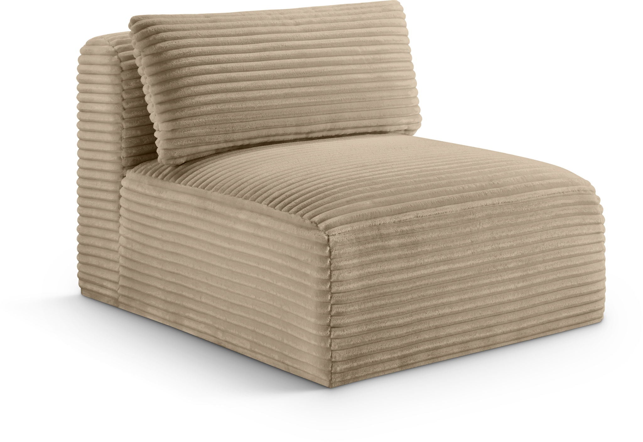 Shaggy - Fabric Armless Chair - Urban Living Furniture (Los Angeles, CA)