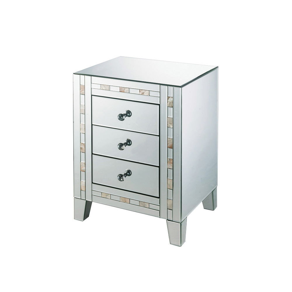Nasa - Accent Table - Mirrored & Mother Pearl - Urban Living Furniture (Los Angeles, CA)