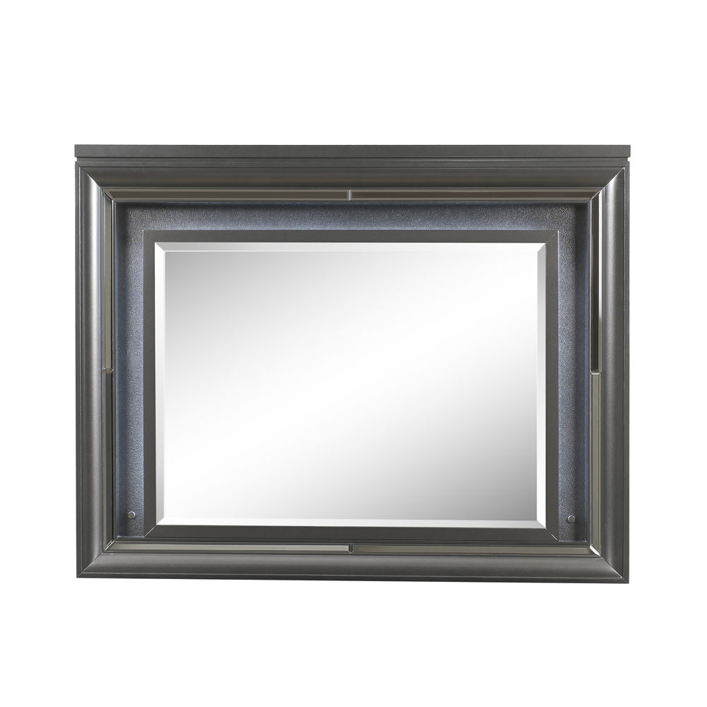 Sawyer - Mirror With LED - Metallic Gray - Urban Living Furniture (Los Angeles, CA)