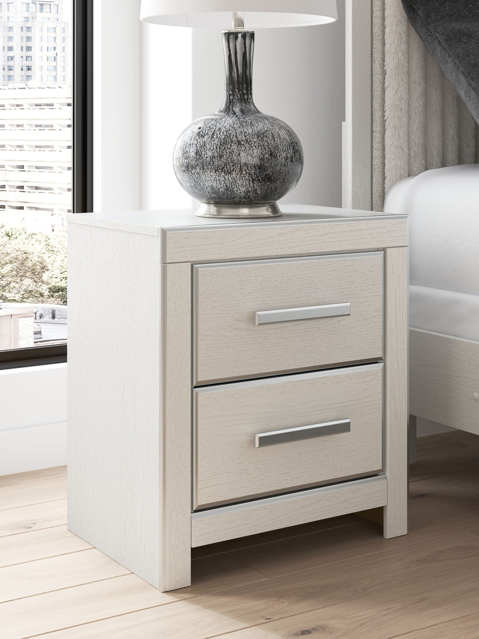 Zuraleus - Two Drawer Night Stand - Urban Living Furniture (Los Angeles, CA)