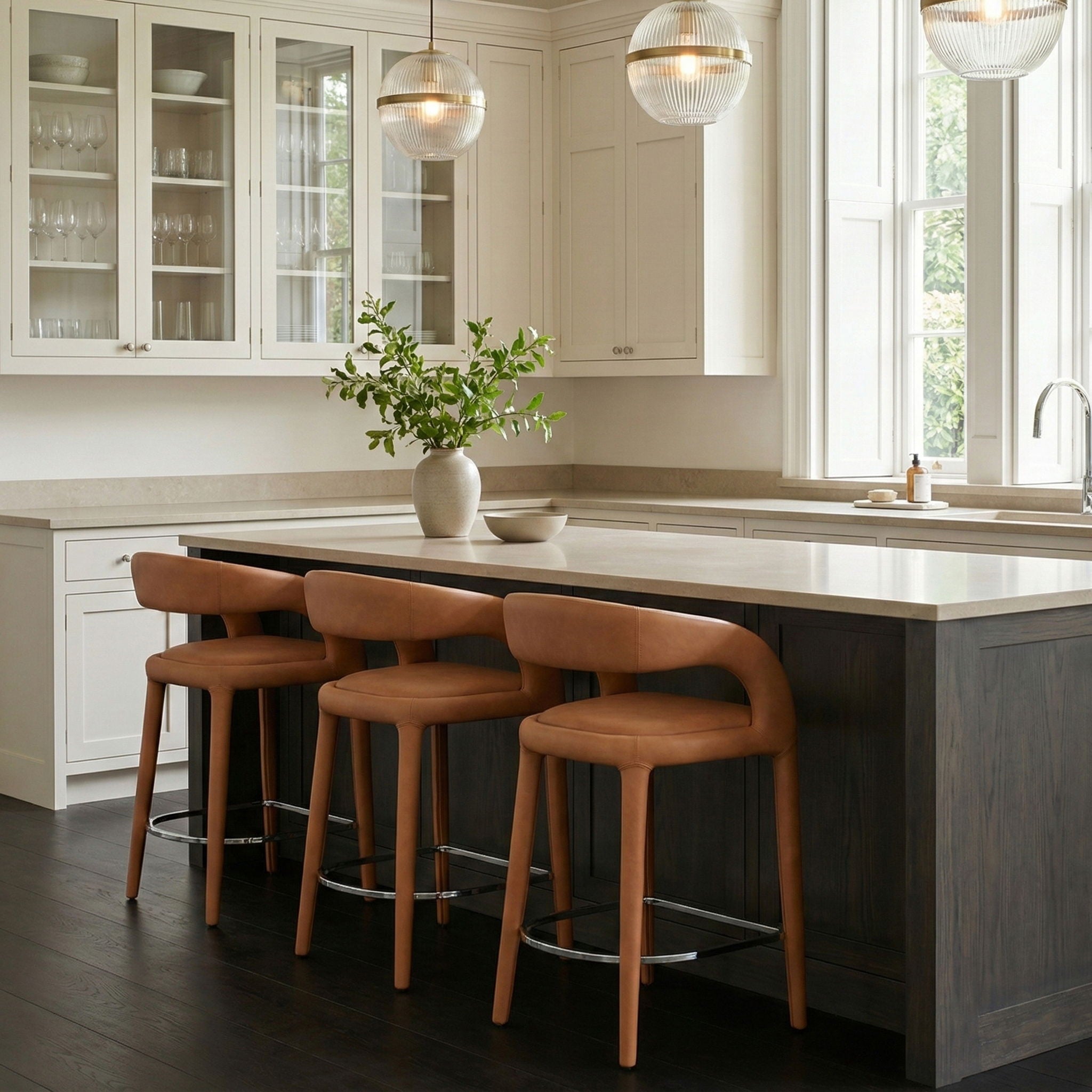 Sylvester - Stool - Cognac - Urban Living Furniture (Los Angeles, CA)