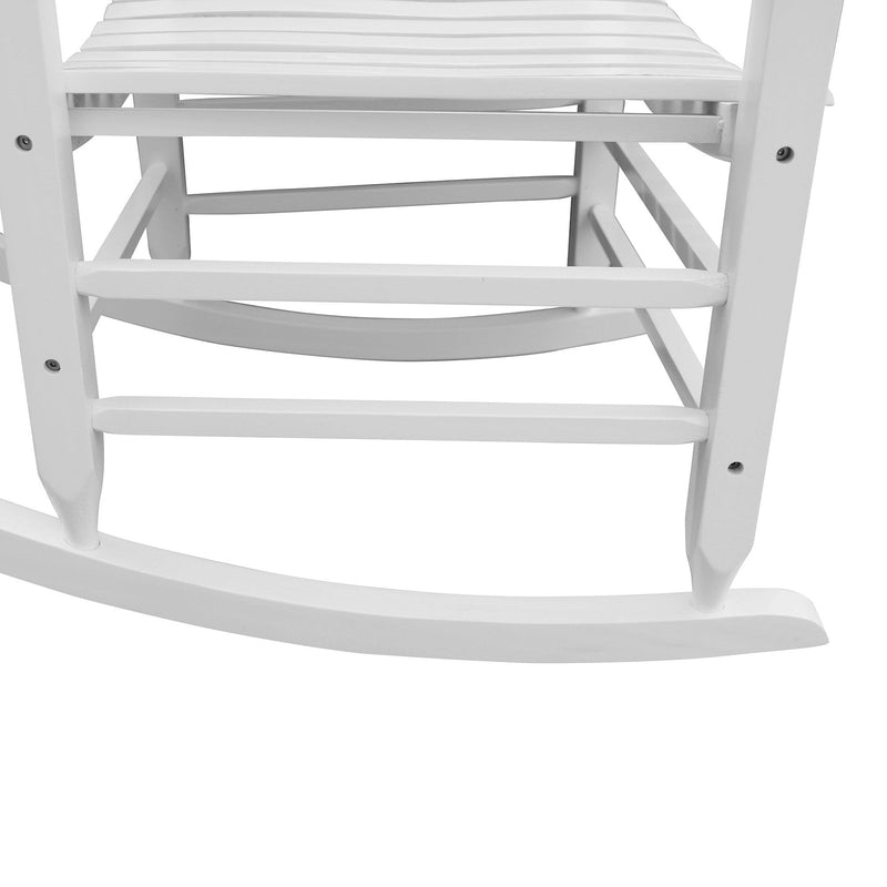 wooden porch rocker chair  WHITE