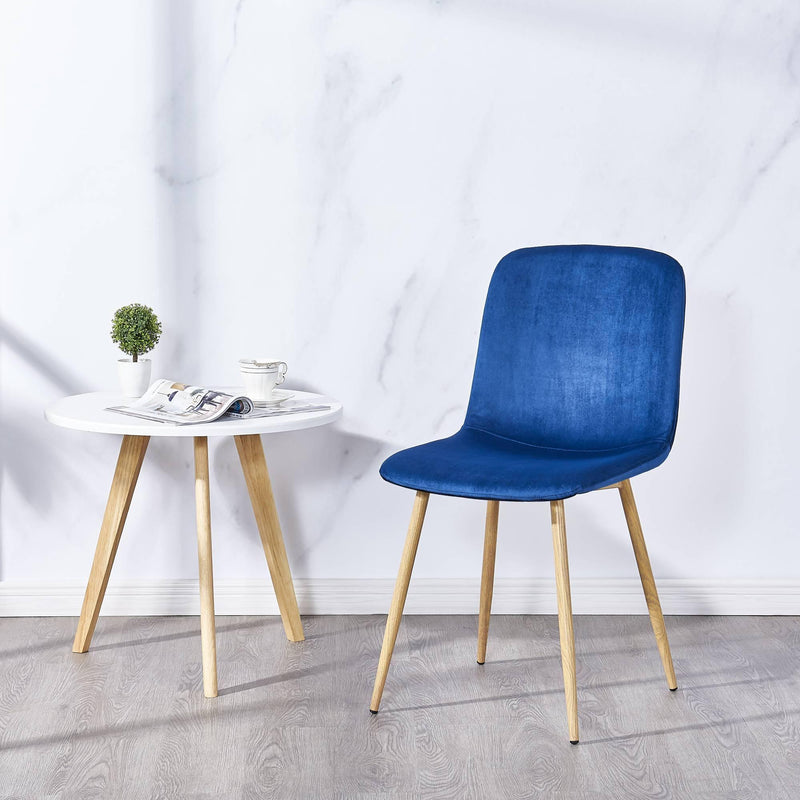 Dining Chair 4PCS（BLUE），Modern style，New technology.Suitable for restaurants, cafes, taverns, offices, living rooms, reception rooms.