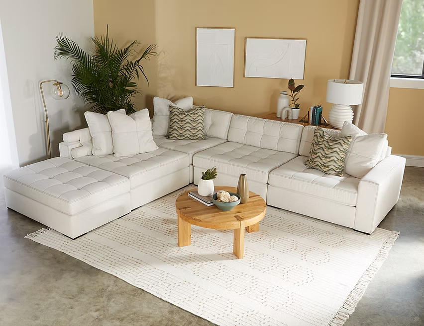 Jonathan Louis Noah Sectional in White