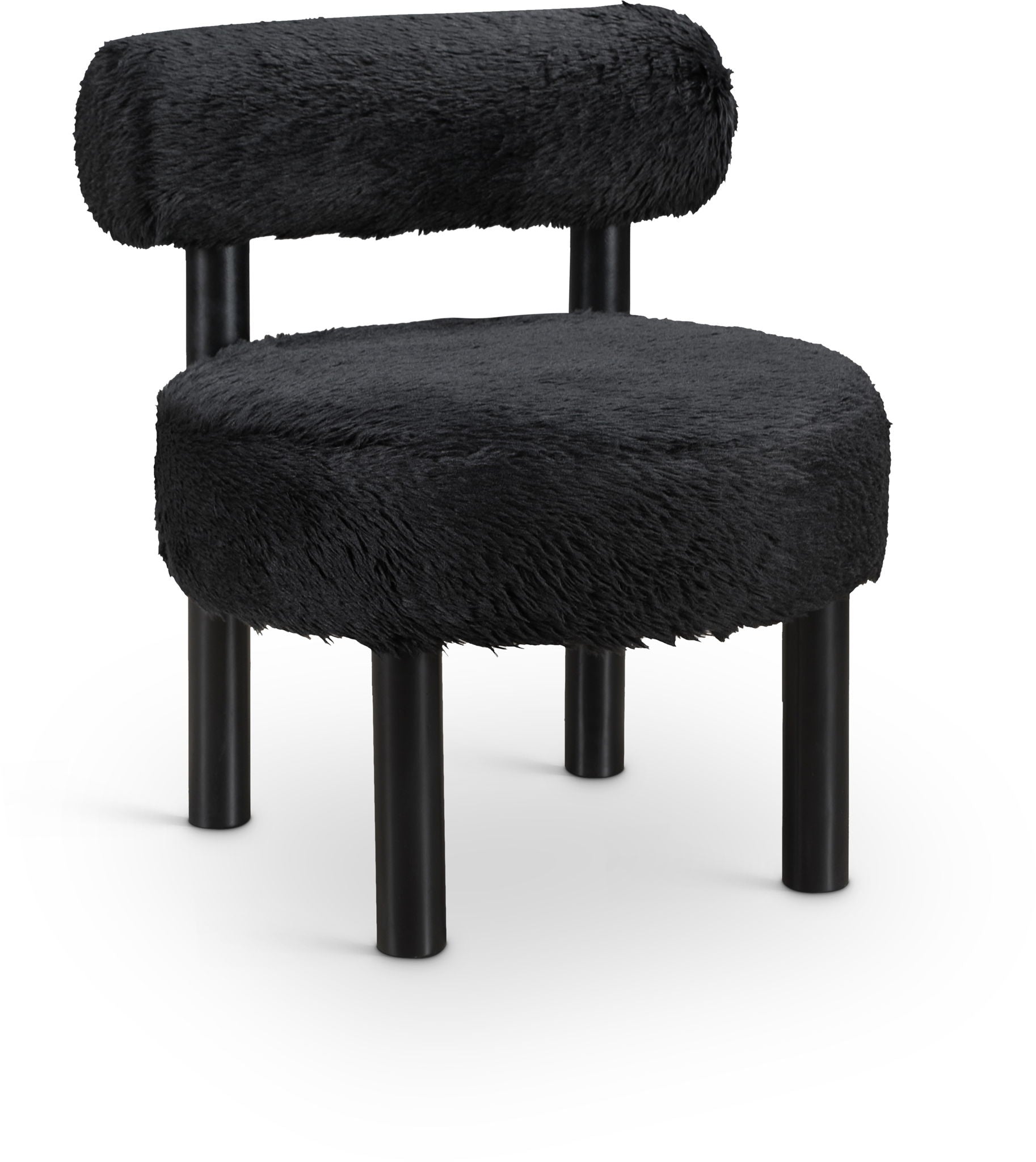Ambre - Vegan Shearling Fabric Upholstered Accent Chair - Urban Living Furniture (Los Angeles, CA)
