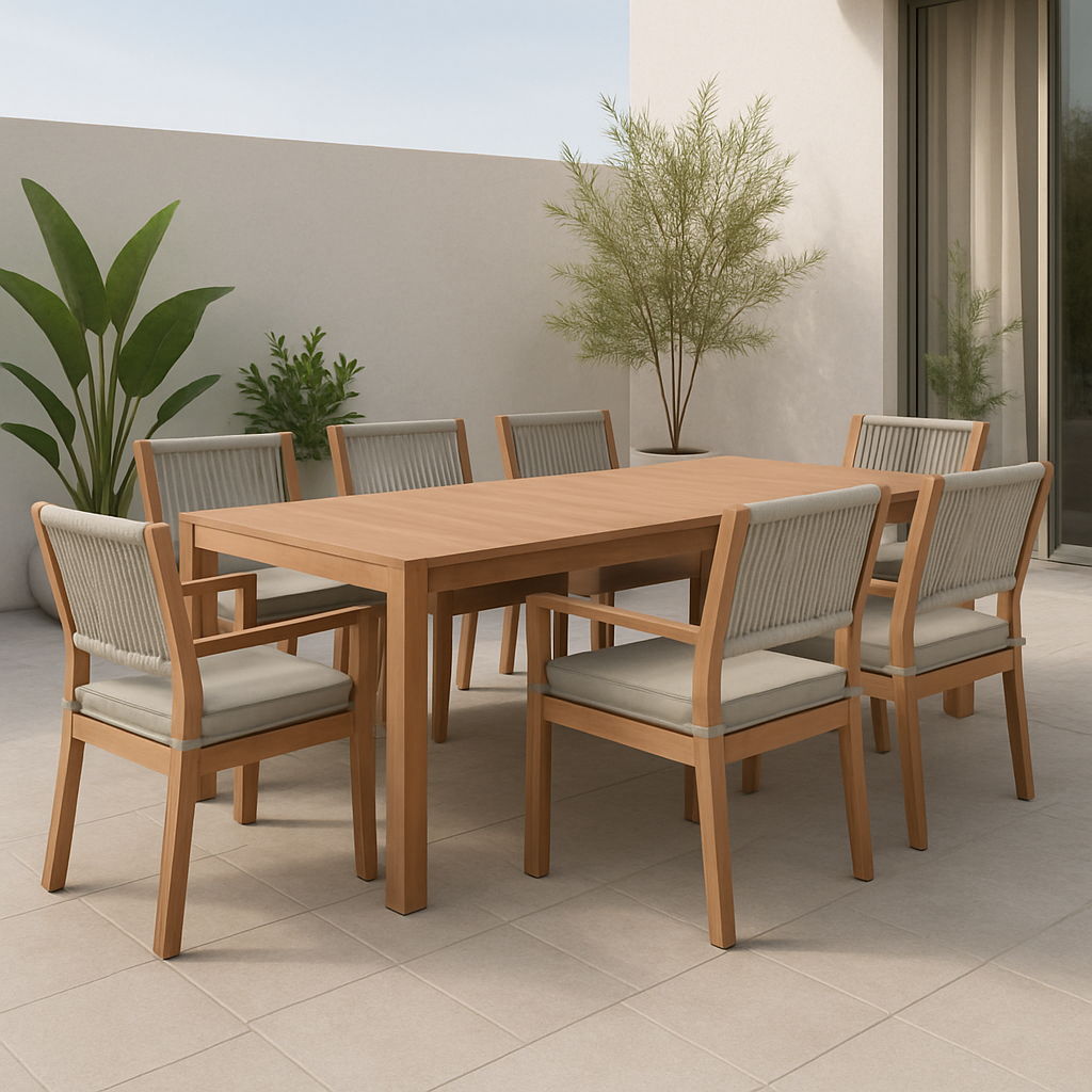 Maui - Water Resistant Outdoor Patio Dining Arm Chair (Set of 2) - Urban Living Furniture (Los Angeles, CA)