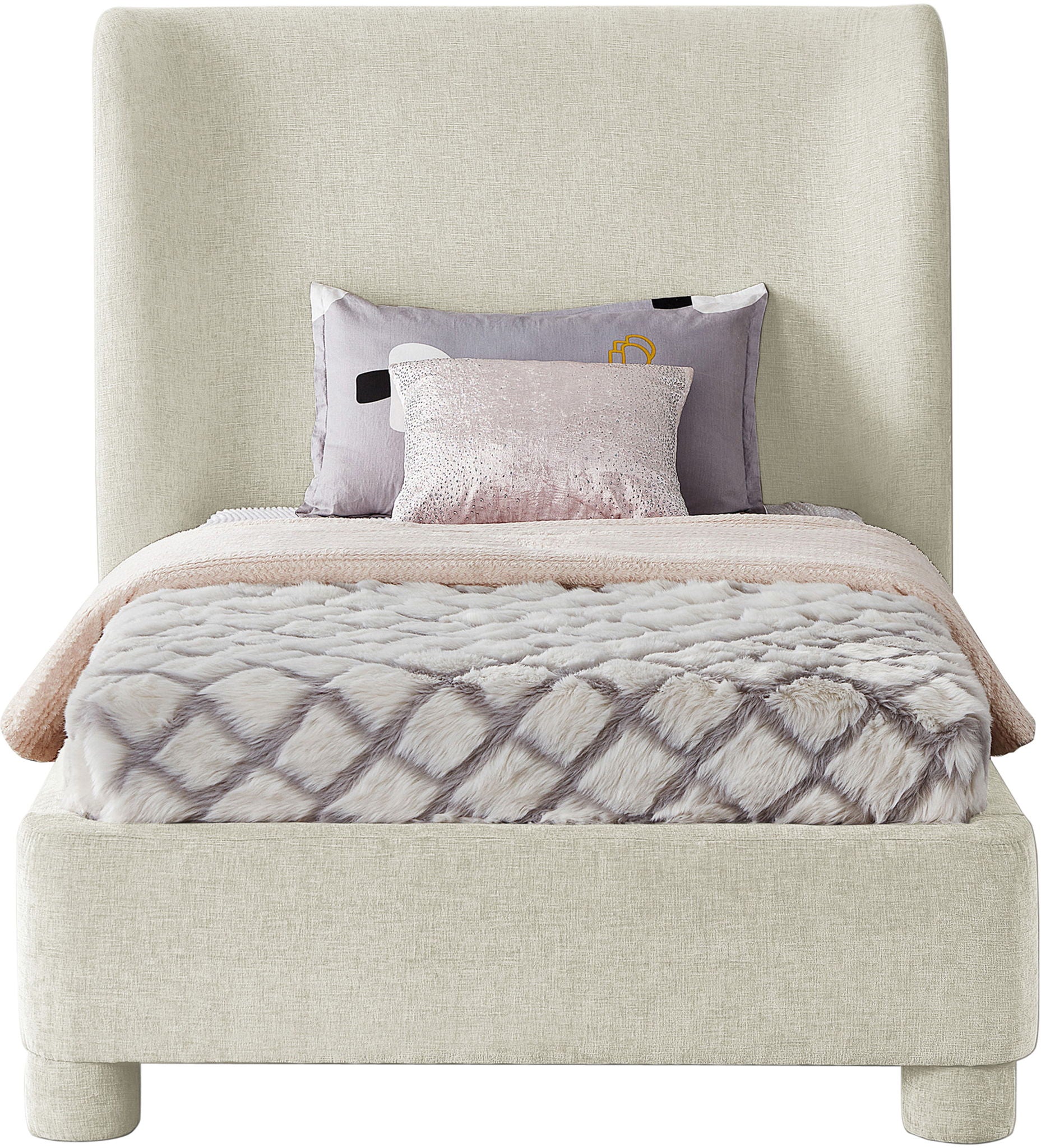 Penny - Chenille Fabric Bed - Urban Living Furniture (Los Angeles, CA)