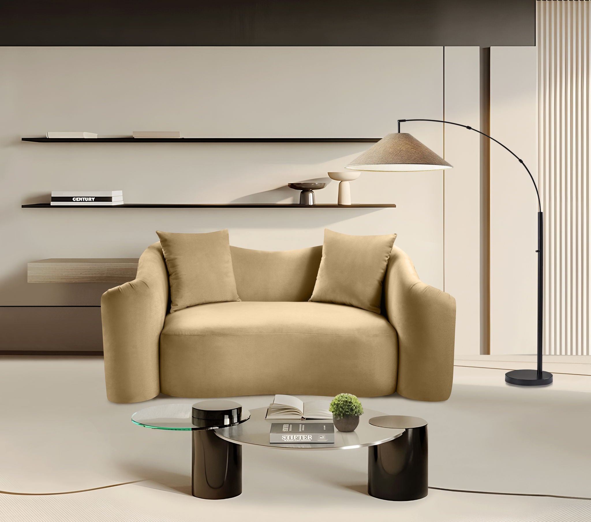 Destin - Velvet Loveseat - Urban Living Furniture (Los Angeles, CA)