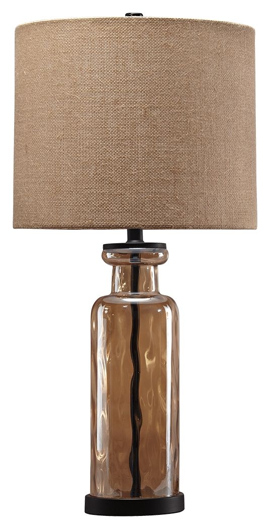 Laurentia - Champagne - Glass Table Lamp - Urban Living Furniture (Los Angeles, CA)
