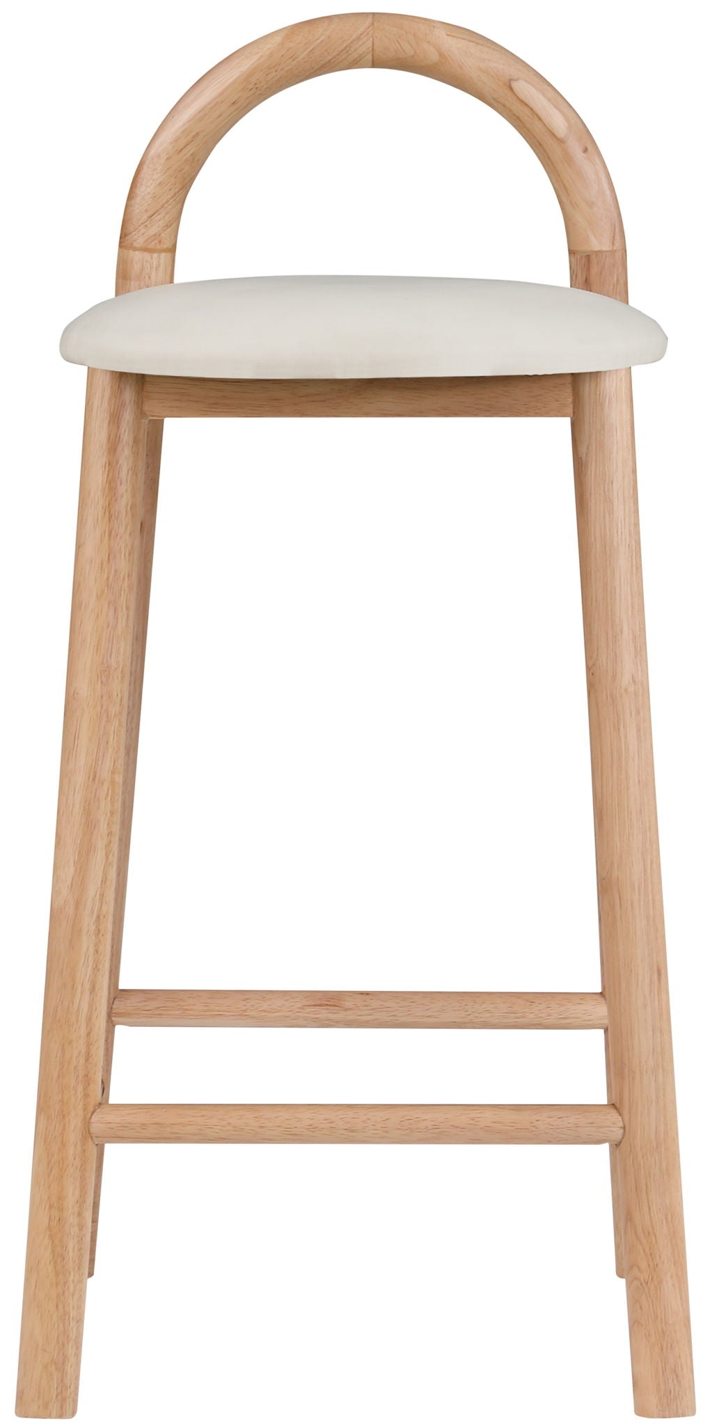 Calvin - Faux Leather Stool - Light Brown Legs - Urban Living Furniture (Los Angeles, CA)