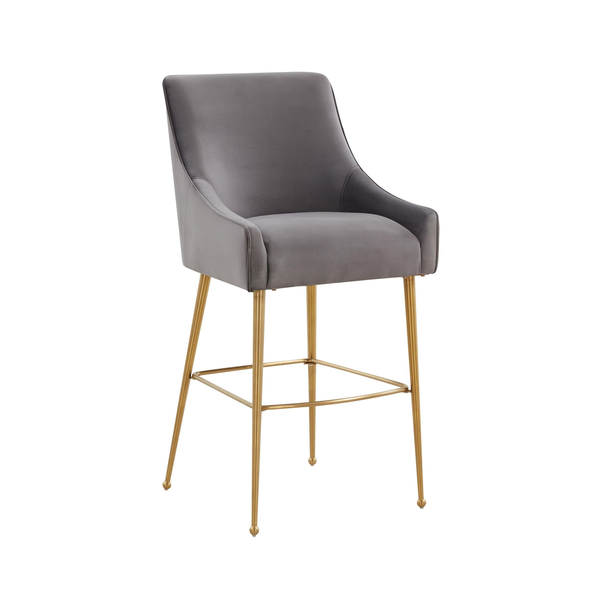 Beatrix - Velvet Stool - Urban Living Furniture (Los Angeles, CA)