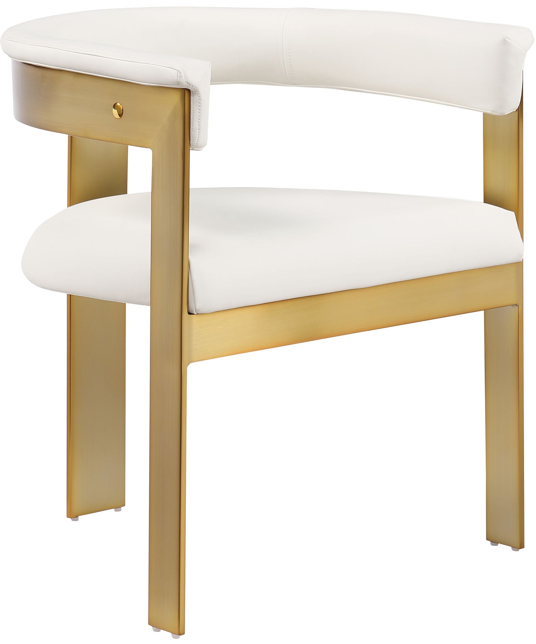 Romeo - Faux Leather Dining Chair With Gold Base (Set of 2) - Urban Living Furniture (Los Angeles, CA)