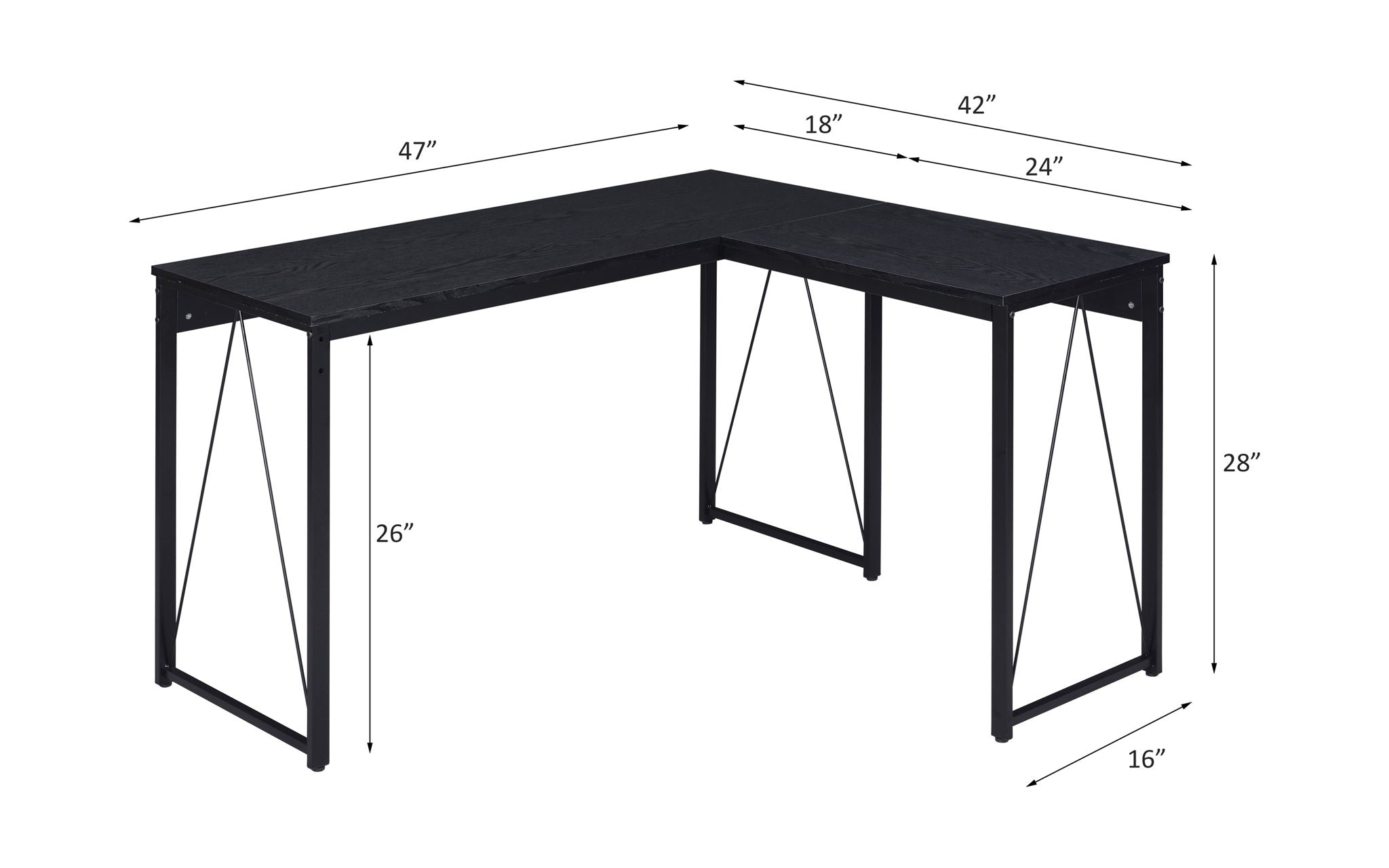 Zetri - Writing Desk - Urban Living Furniture (Los Angeles, CA)