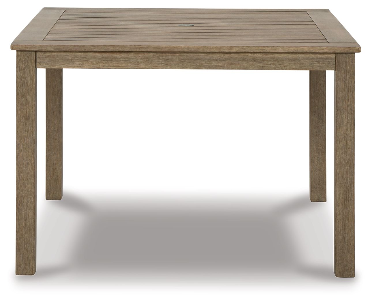 Aria Plains - Brown - Square Dining Table W/Umb Opt - Urban Living Furniture (Los Angeles, CA)