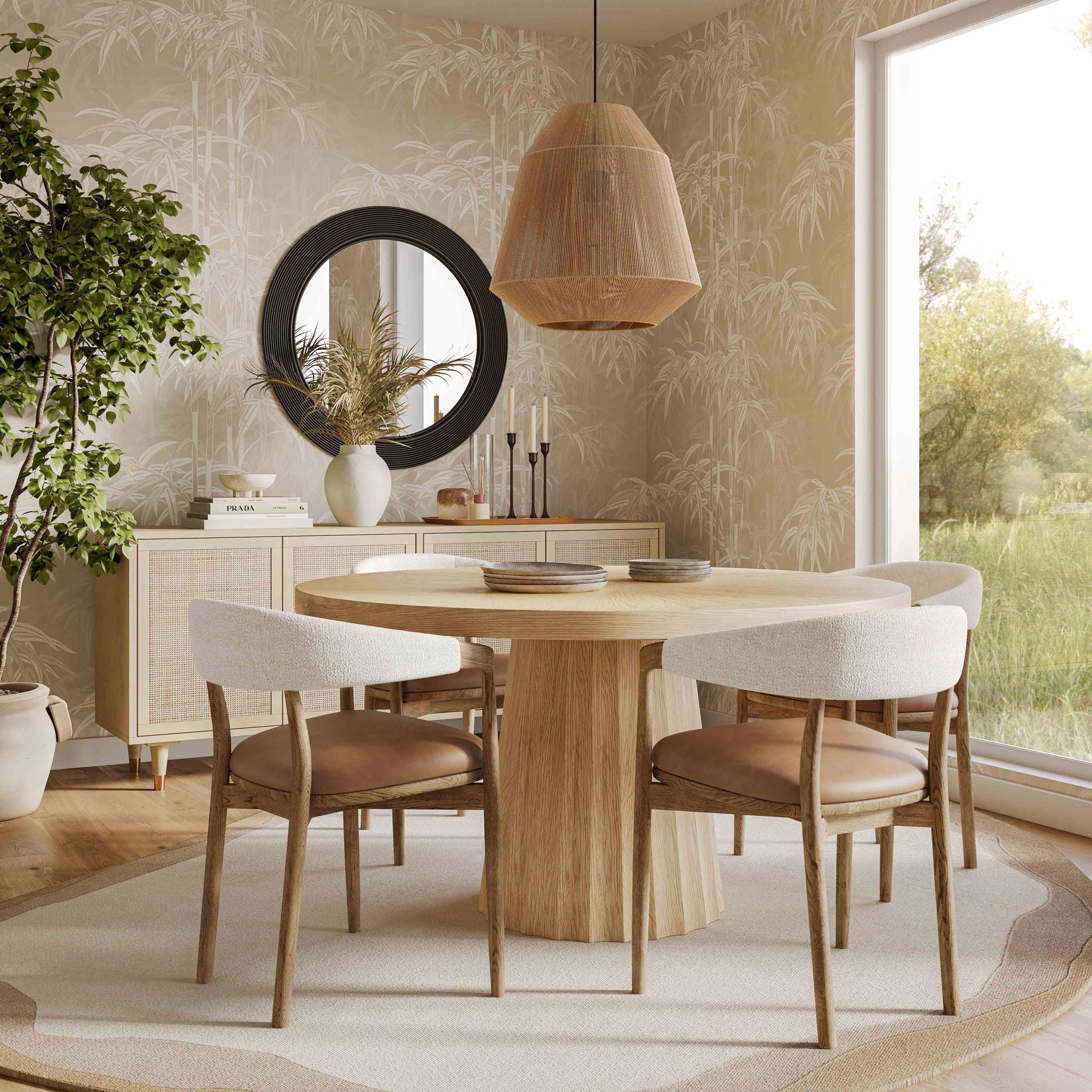Vina - Dining Chair - Cognac / Cream - Urban Living Furniture (Los Angeles, CA)