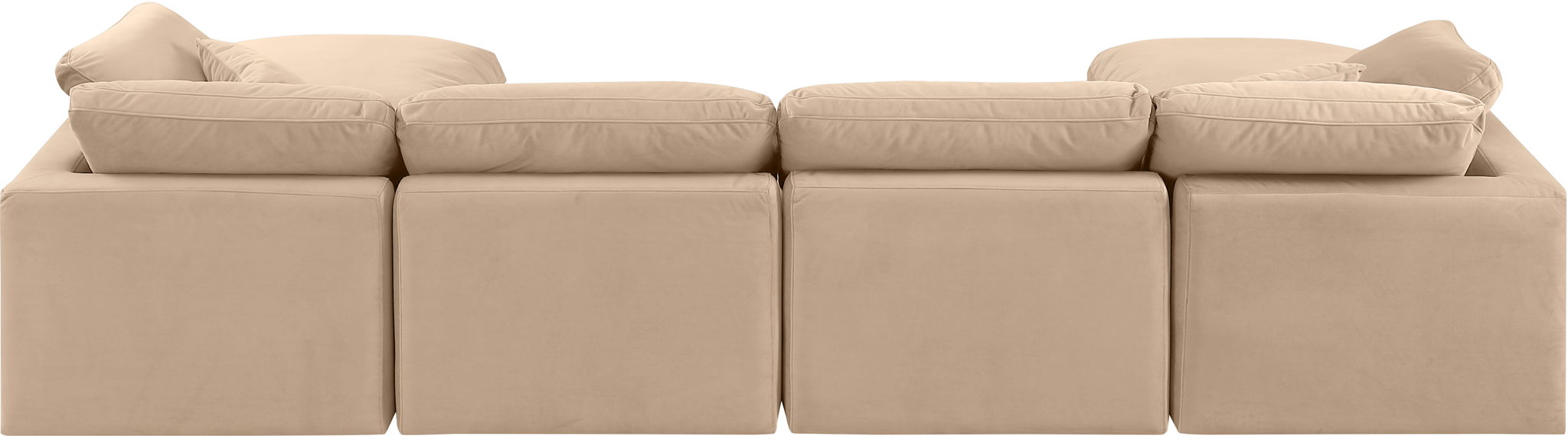 Indulge - Velvet 6 Piece Modular Double Chaise Sectional - Urban Living Furniture (Los Angeles, CA)