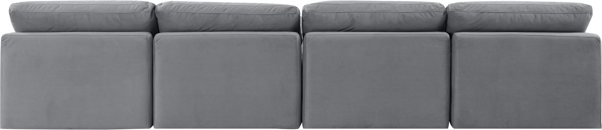 Indulge - Velvet 4 Seat Modular Armless Sofa - Urban Living Furniture (Los Angeles, CA)
